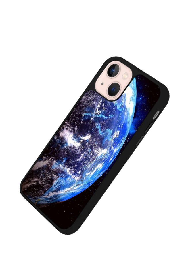 iPhone 13 Mini Uyumlu Ay Tasarımlı Glossy Premium Kılıf