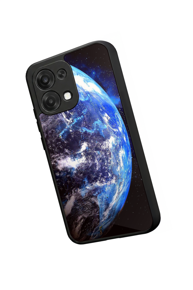 Oppo A6 Pro Uyumlu Ay Tasarımlı Glossy Premium Kılıf