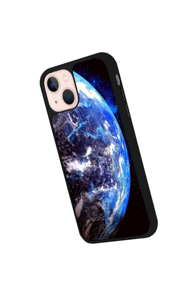 iPhone 13 Mini Uyumlu Ay Tasarımlı Glossy Premium Kılıf