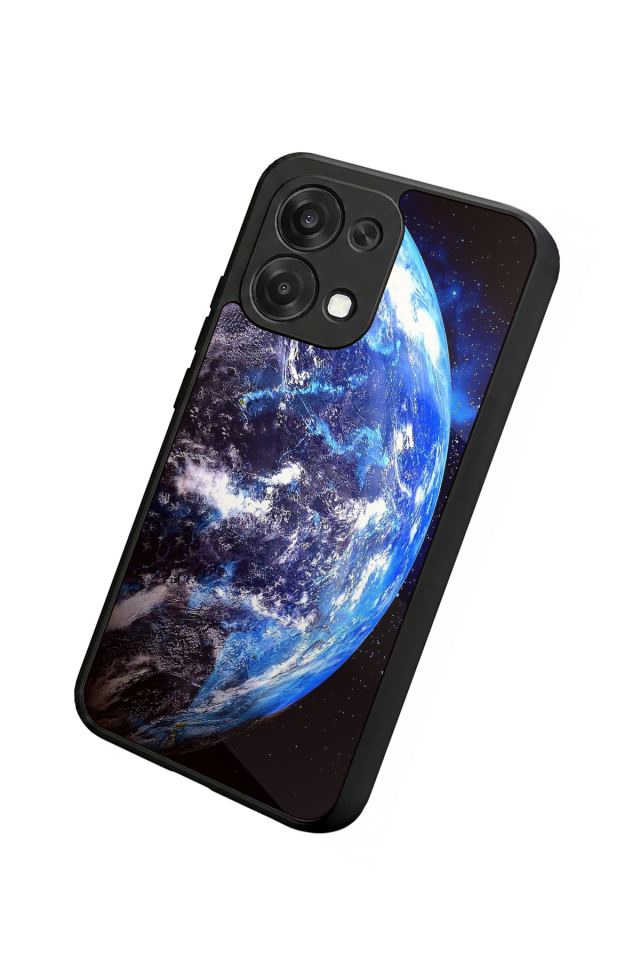 Oppo A6 Pro Uyumlu Ay Tasarımlı Glossy Premium Kılıf