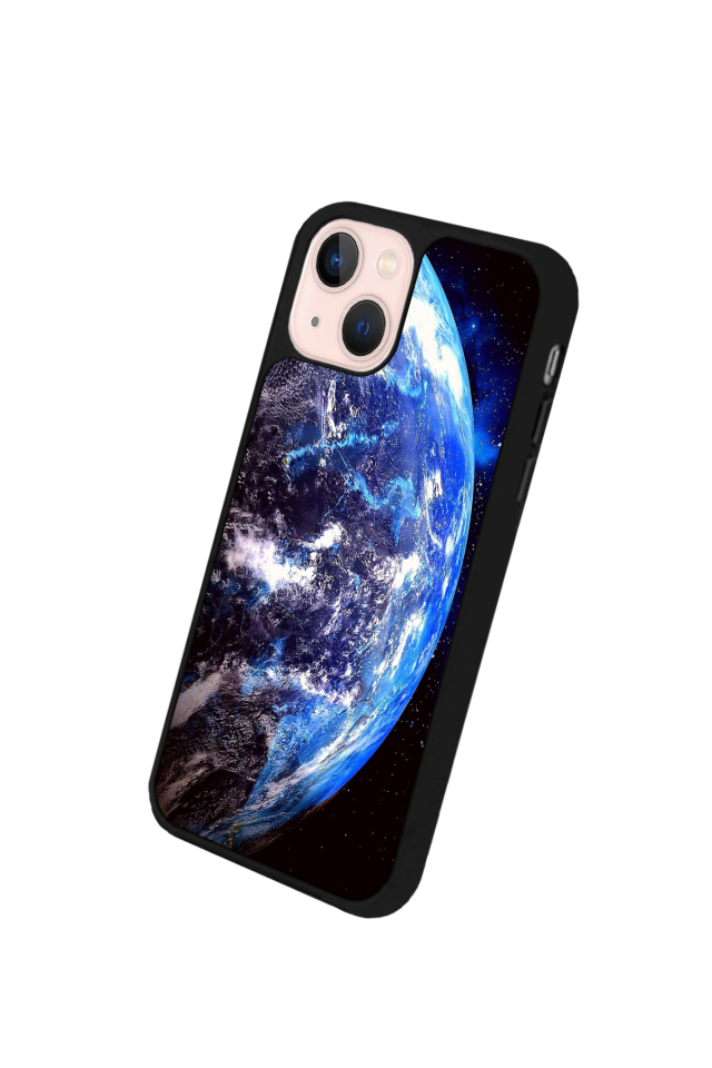 iPhone 13 Mini Uyumlu Ay Tasarımlı Glossy Premium Kılıf