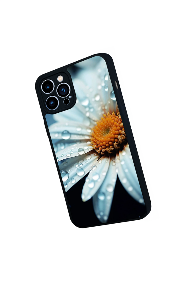iPhone 13 Pro Max Uyumlu Cicek Tasarımlı Glossy Premium Kılıf