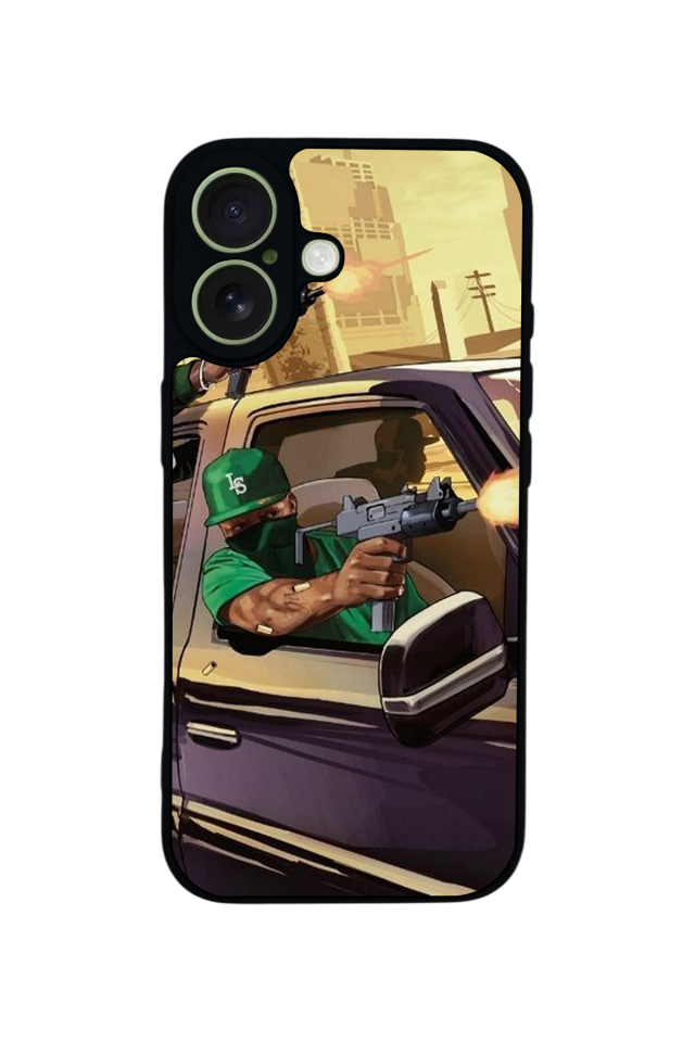 iPhone 17 Uyumlu GTA Tasarımlı Glossy Premium Kılıf