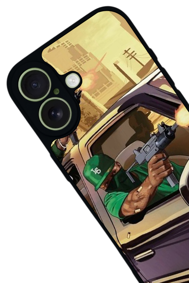 iPhone 17 Uyumlu GTA Tasarımlı Glossy Premium Kılıf