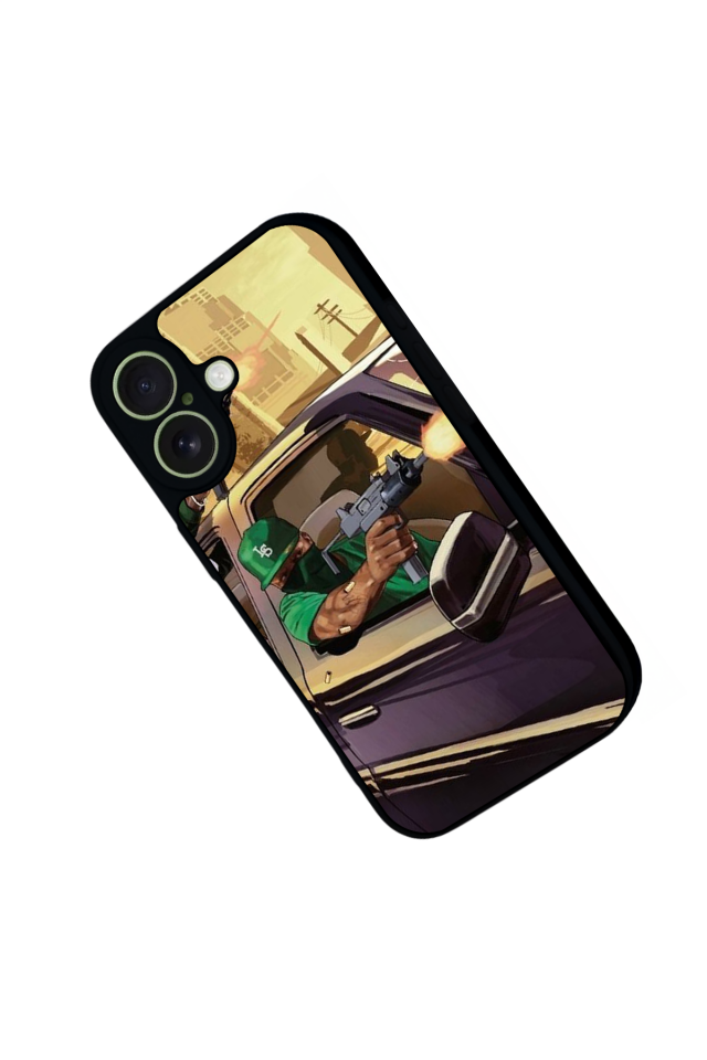 iPhone 17 Uyumlu GTA Tasarımlı Glossy Premium Kılıf