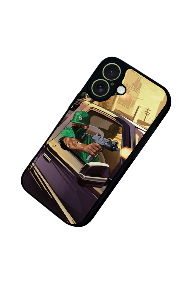 iPhone 17 Uyumlu GTA Tasarımlı Glossy Premium Kılıf