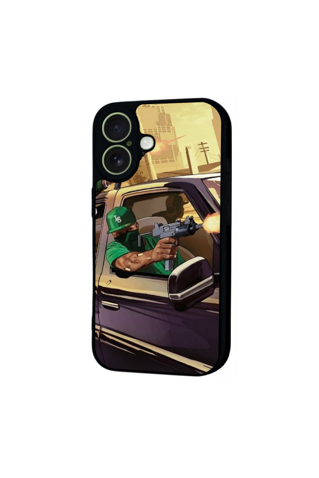 iPhone 17 Uyumlu GTA Tasarımlı Glossy Premium Kılıf