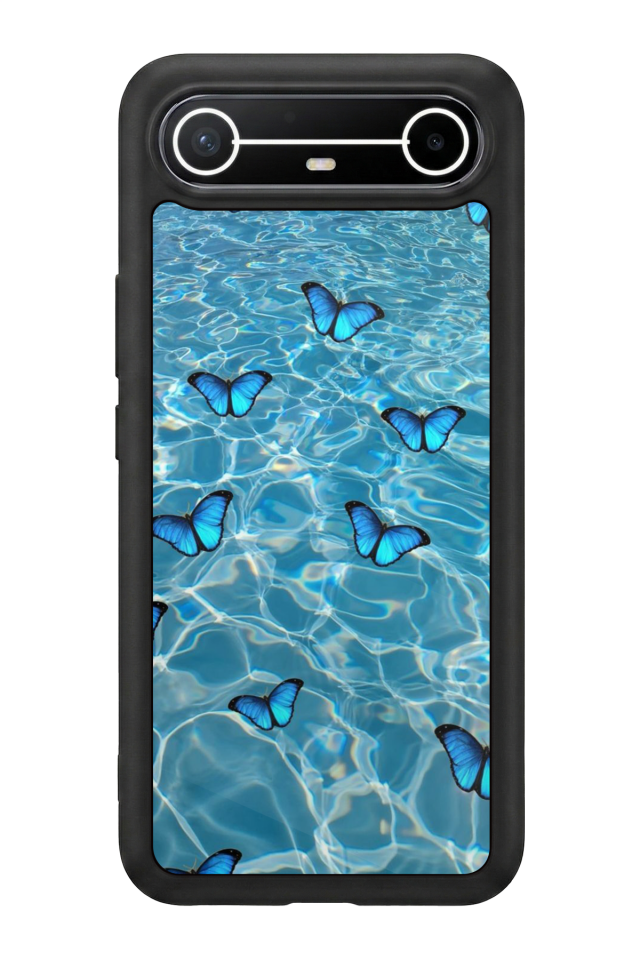 Tecno Spark Slim 5G Uyumlu Kelebek Tasarımlı Glossy Premium Kılıf