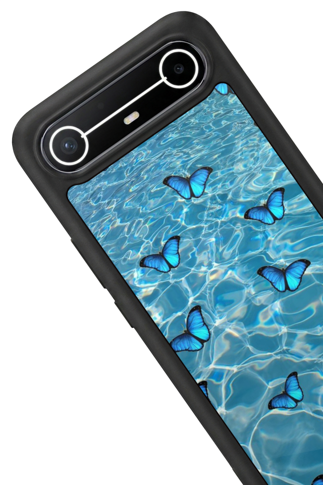Tecno Spark Slim 5G Uyumlu Kelebek Tasarımlı Glossy Premium Kılıf