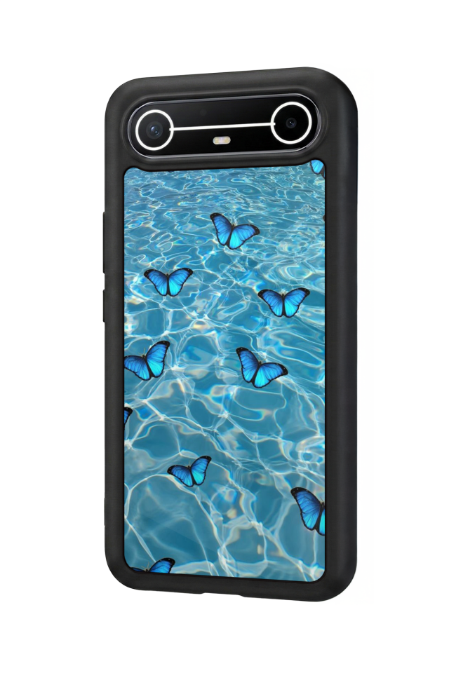 Tecno Spark Slim 5G Uyumlu Kelebek Tasarımlı Glossy Premium Kılıf