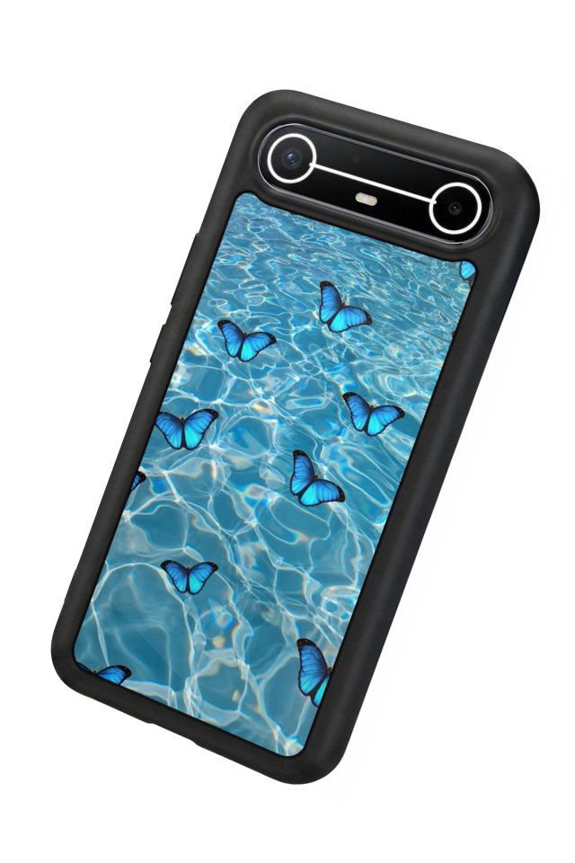 Tecno Spark Slim 5G Uyumlu Kelebek Tasarımlı Glossy Premium Kılıf
