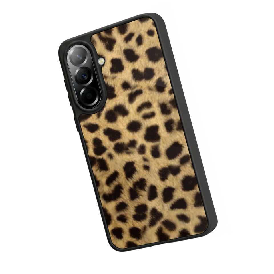 Samsung Galaxy A57 Uyumlu Leopar Tasarımlı Glossy Premium Kılıf