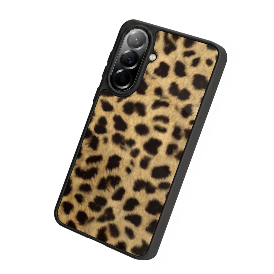 Samsung Galaxy A57 Uyumlu Leopar Tasarımlı Glossy Premium Kılıf
