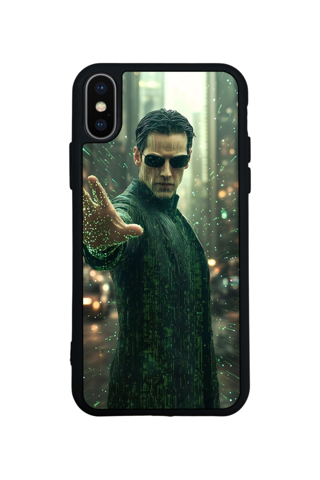 iPhone X/ XS Uyumlu MatriiPhone X/ XS Tasarımlı Glossy Premium Kılıf