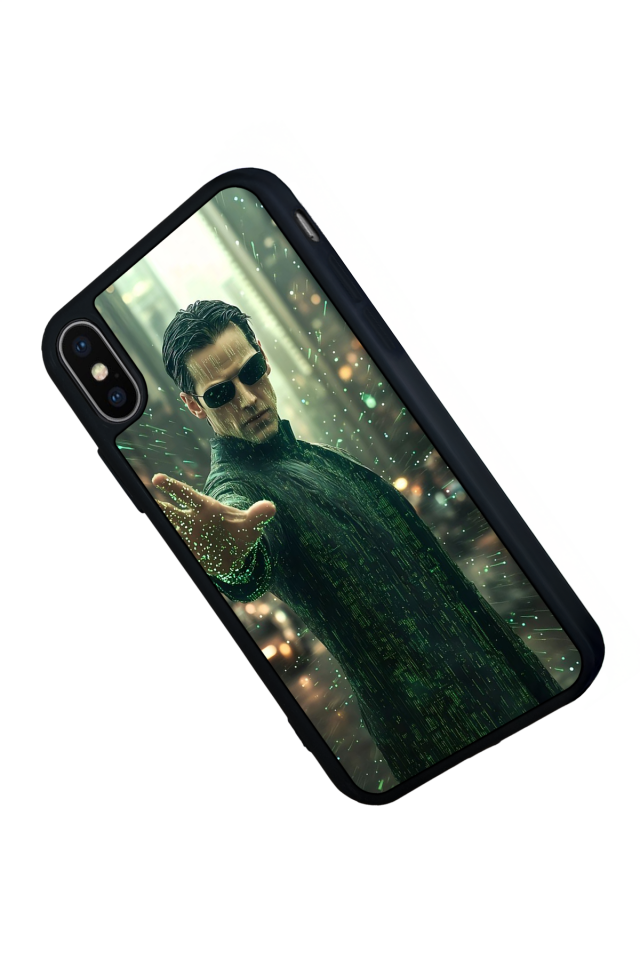 iPhone X/ XS Uyumlu MatriiPhone X/ XS Tasarımlı Glossy Premium Kılıf