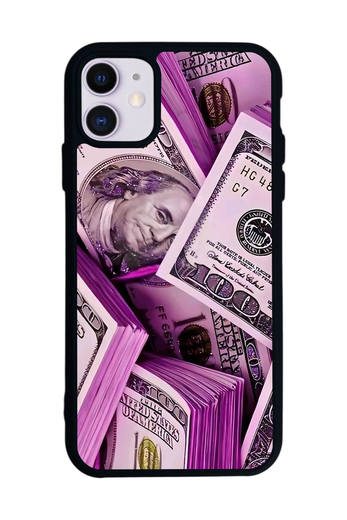 iPhone 11 Uyumlu Money Para Tasarımlı Glossy Premium Kılıf