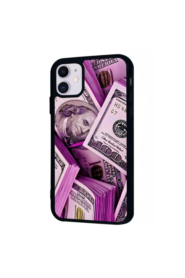 iPhone 11 Uyumlu Money Para Tasarımlı Glossy Premium Kılıf