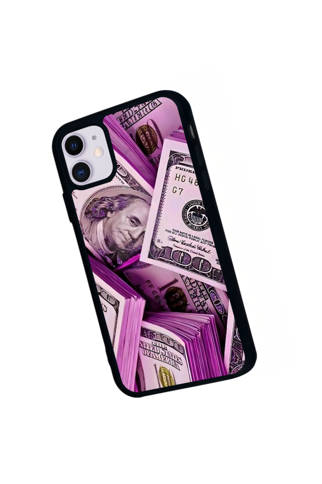 iPhone 11 Uyumlu Money Para Tasarımlı Glossy Premium Kılıf