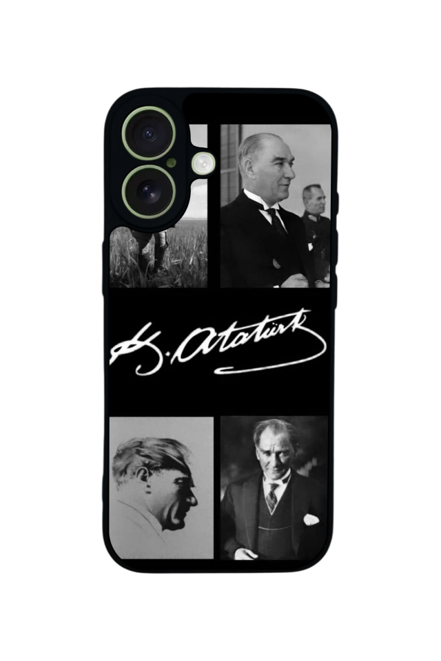 iPhone 17 Uyumlu Mustafa Kemal Ataturk Tasarımlı Glossy Premium Kılıf