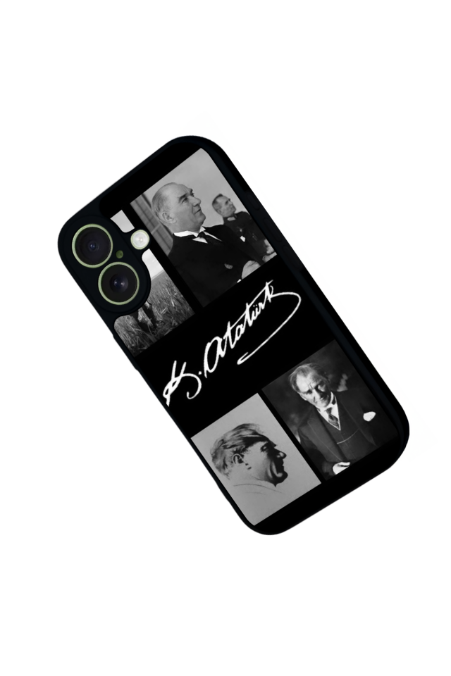 iPhone 17 Uyumlu Mustafa Kemal Ataturk Tasarımlı Glossy Premium Kılıf