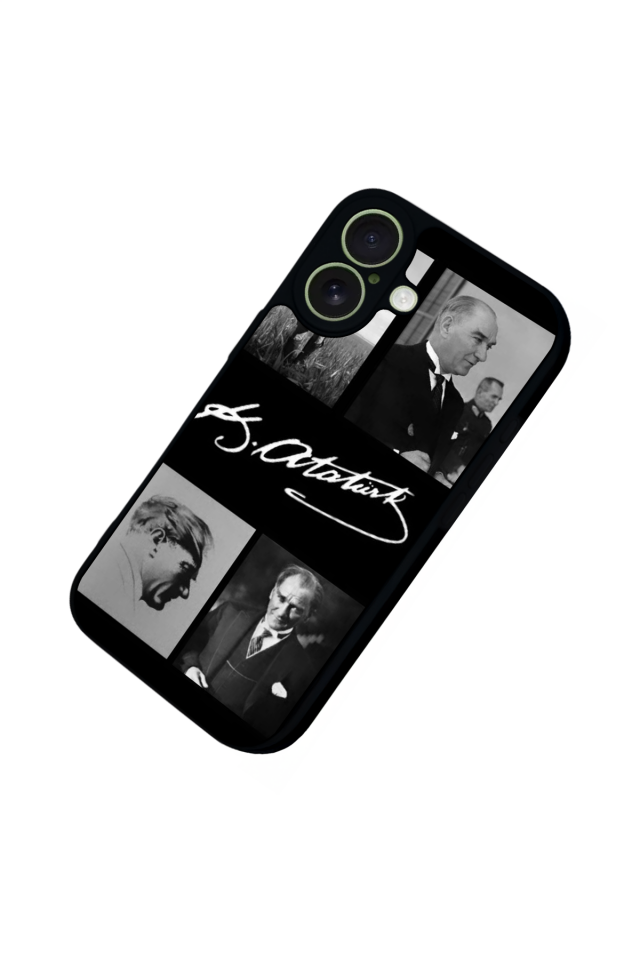 iPhone 17 Uyumlu Mustafa Kemal Ataturk Tasarımlı Glossy Premium Kılıf