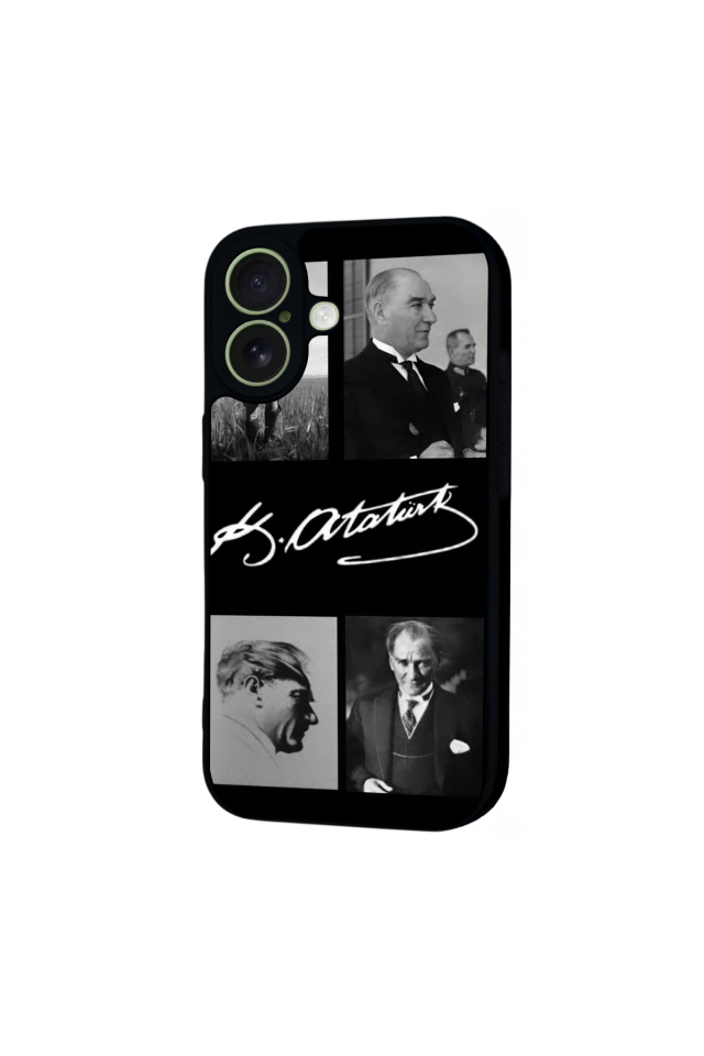 iPhone 17 Uyumlu Mustafa Kemal Ataturk Tasarımlı Glossy Premium Kılıf