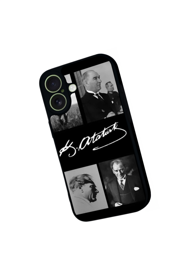 iPhone 17 Uyumlu Mustafa Kemal Ataturk Tasarımlı Glossy Premium Kılıf