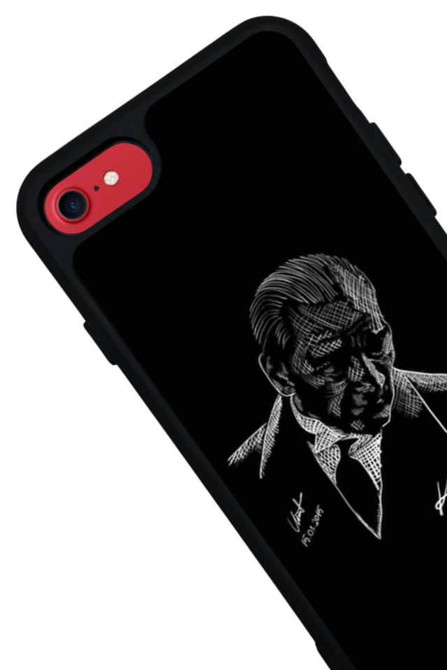 iPhone 7 Uyumlu Mustafa Kemal Ataturk Tasarımlı Glossy Premium Kılıf