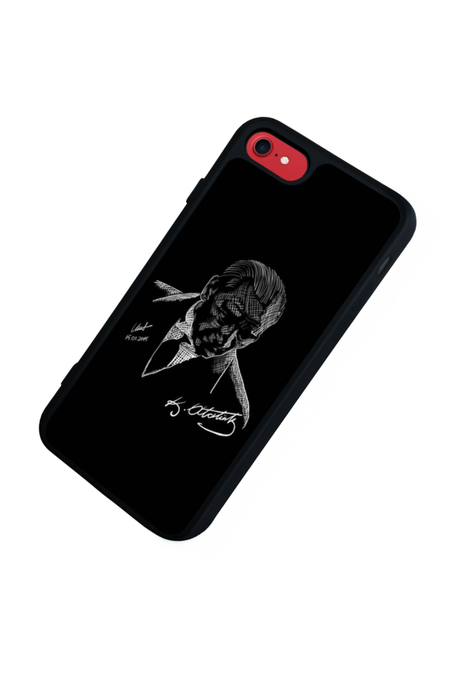 iPhone 7 Uyumlu Mustafa Kemal Ataturk Tasarımlı Glossy Premium Kılıf
