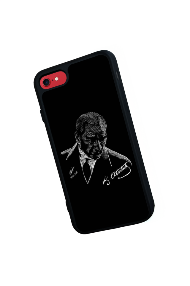 iPhone 7 Uyumlu Mustafa Kemal Ataturk Tasarımlı Glossy Premium Kılıf