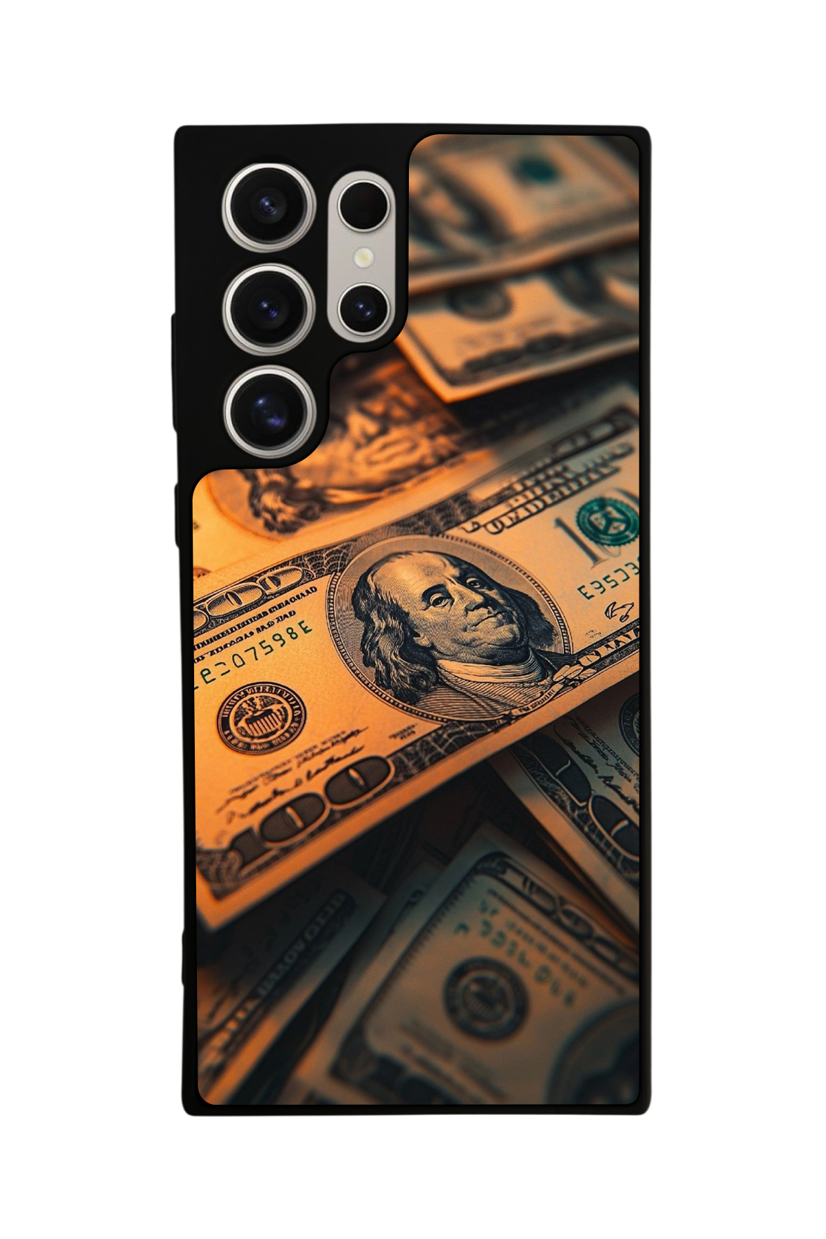 Samsung Galaxy S22 Ultra Uyumlu Para Tasarımlı Glossy Premium Kılıf