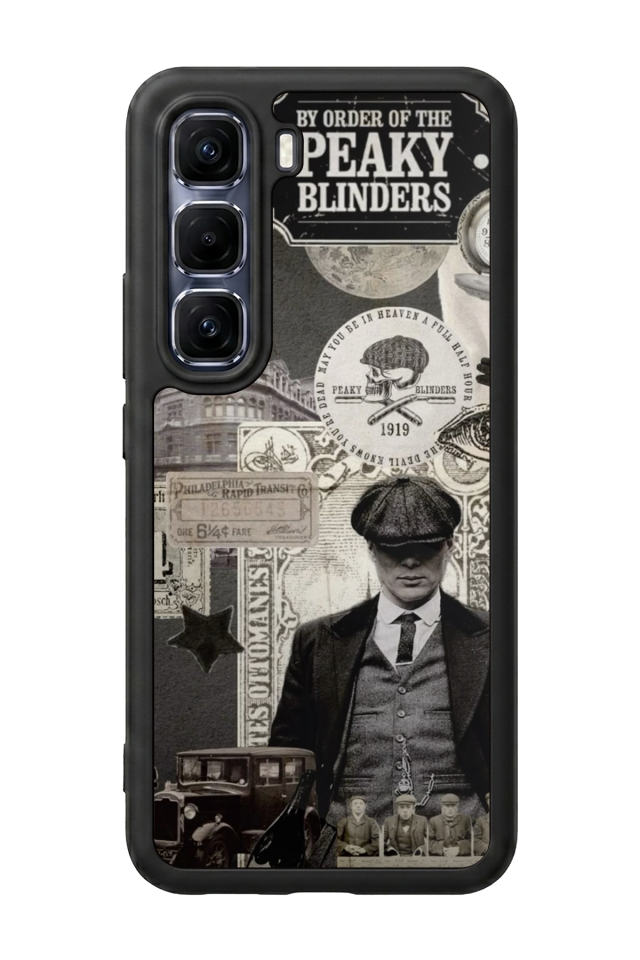 Infinix Hot 60 Pro Plus Uyumlu Peaky Blinders Tasarımlı Glossy Premium Kılıf