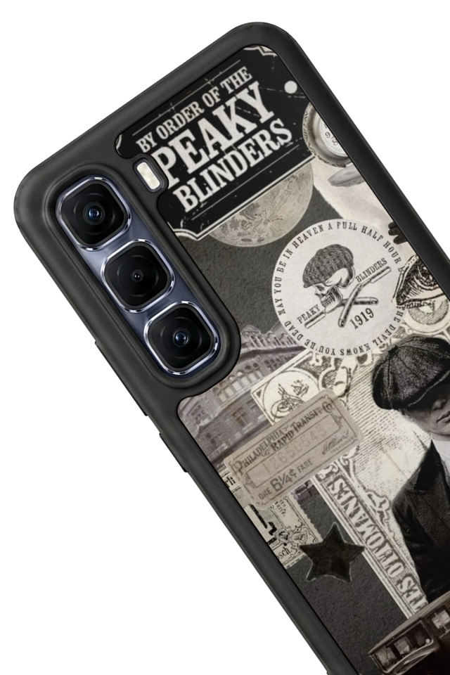 Infinix Hot 60 Pro Plus Uyumlu Peaky Blinders Tasarımlı Glossy Premium Kılıf
