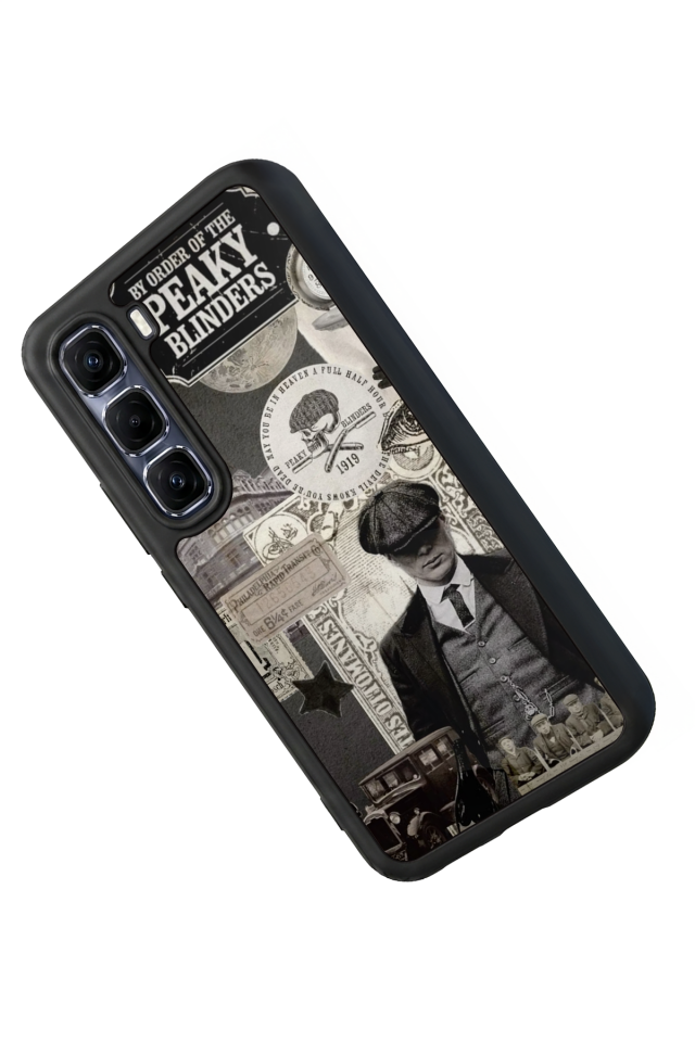 Infinix Hot 60 Pro Plus Uyumlu Peaky Blinders Tasarımlı Glossy Premium Kılıf