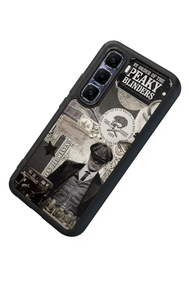 Infinix Hot 60 Pro Plus Uyumlu Peaky Blinders Tasarımlı Glossy Premium Kılıf