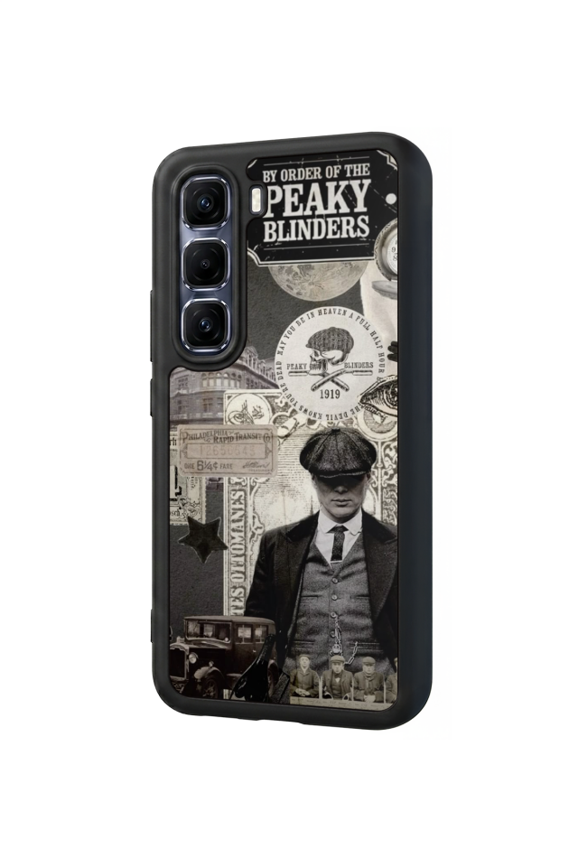 Infinix Hot 60 Pro Plus Uyumlu Peaky Blinders Tasarımlı Glossy Premium Kılıf