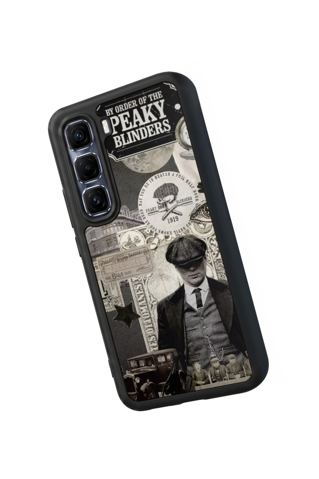 Infinix Hot 60 Pro Plus Uyumlu Peaky Blinders Tasarımlı Glossy Premium Kılıf