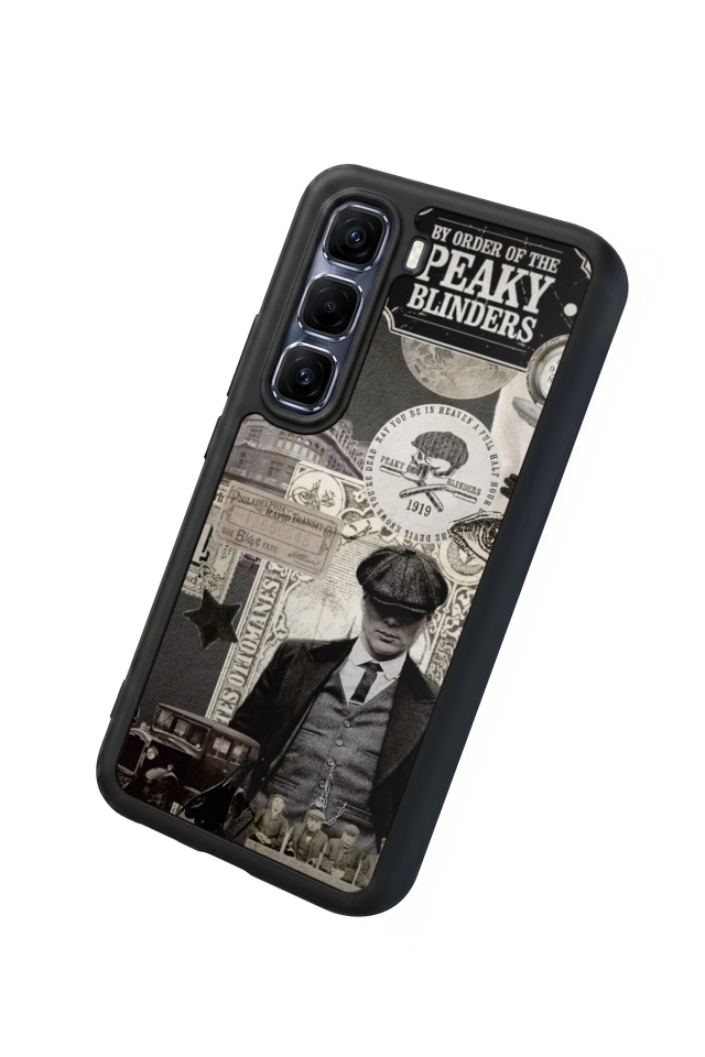 Infinix Hot 60 Pro Plus Uyumlu Peaky Blinders Tasarımlı Glossy Premium Kılıf