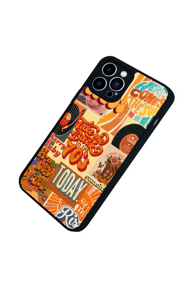iPhone 12 Pro Max Uyumlu Poster Tasarımlı Glossy Premium Kılıf