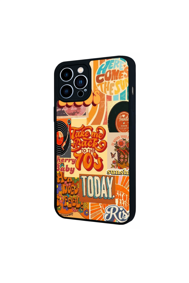 iPhone 12 Pro Max Uyumlu Poster Tasarımlı Glossy Premium Kılıf