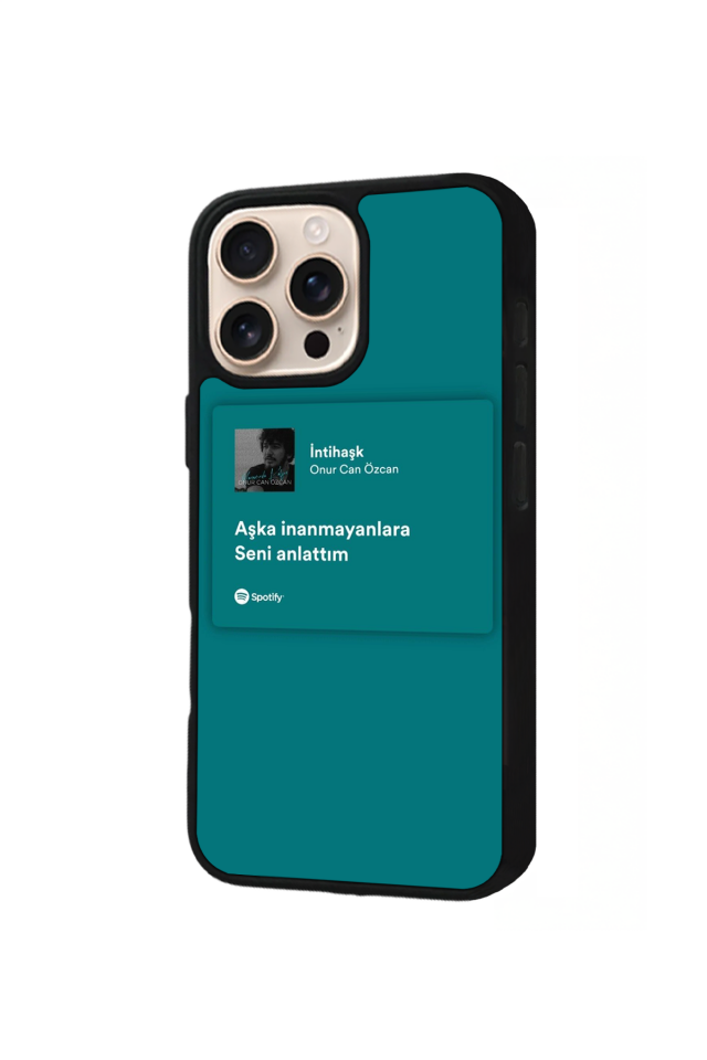iPhone 14 Pro Max Uyumlu Sarki Sozleri Tasarımlı Glossy Premium Kılıf