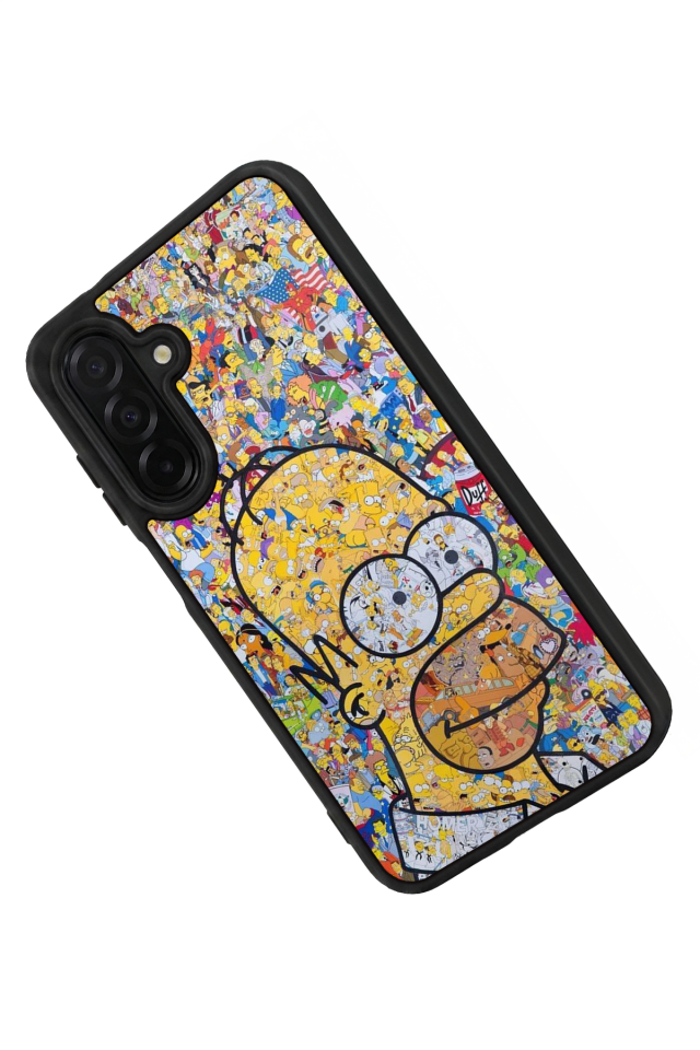 Samsung Galaxy A56 Uyumlu The Simpsons Tasarımlı Glossy Premium Kılıf