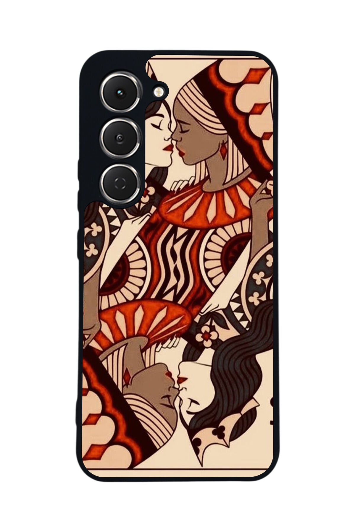 Tecno Spark 40 Pro Uyumlu Kalp Love Tasarımlı Glossy Premium Kılıf