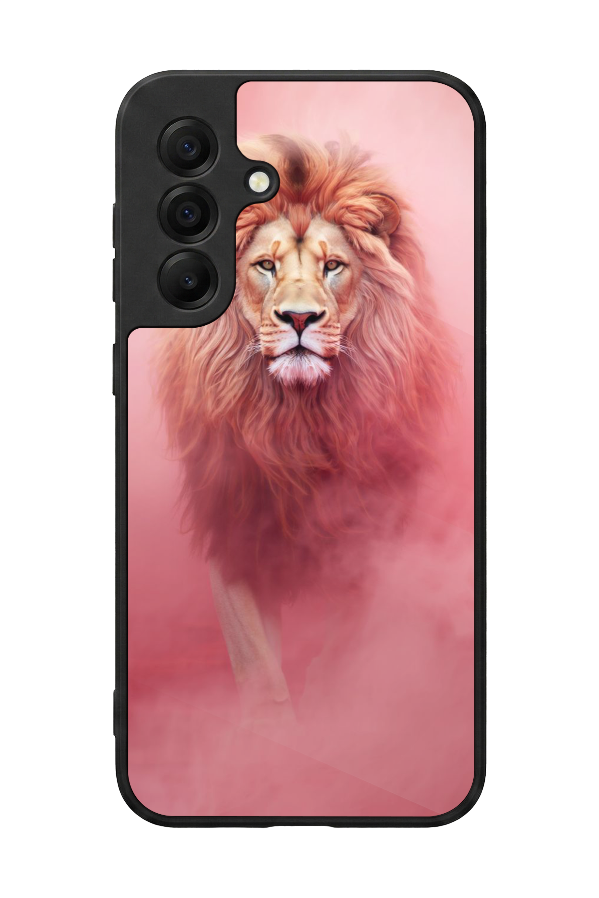 Samsung Galaxy A17 Uyumlu Aslan Tasarımlı Glossy Premium Kılıf