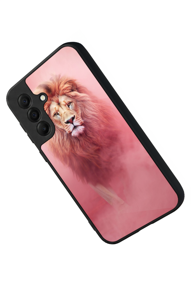Samsung Galaxy A17 Uyumlu Aslan Tasarımlı Glossy Premium Kılıf