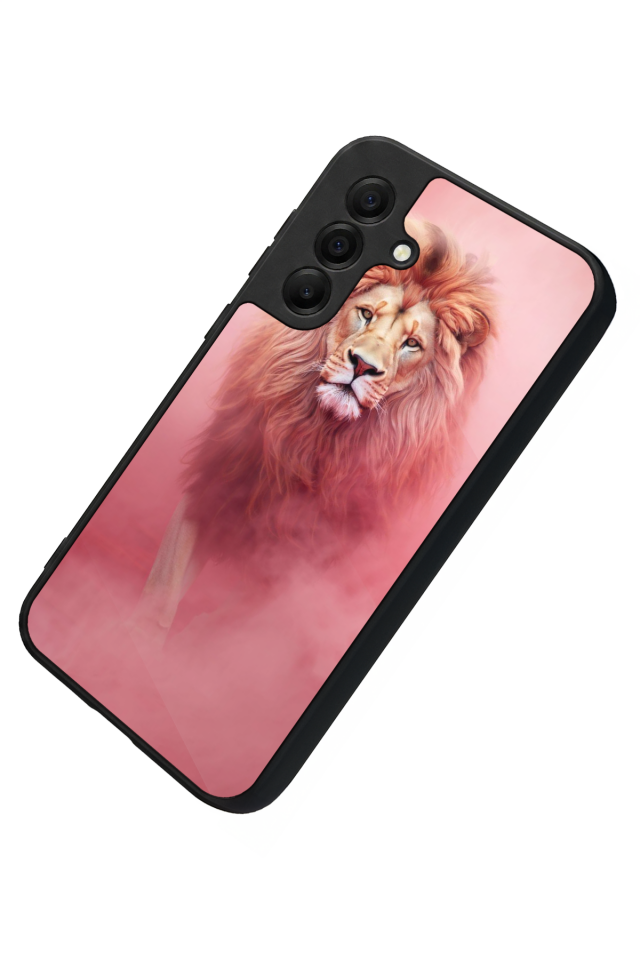 Samsung Galaxy A17 Uyumlu Aslan Tasarımlı Glossy Premium Kılıf