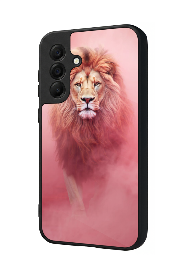 Samsung Galaxy A17 Uyumlu Aslan Tasarımlı Glossy Premium Kılıf