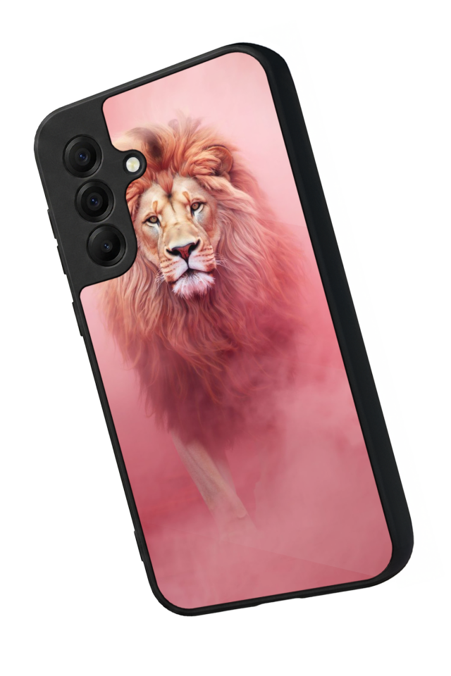 Samsung Galaxy A17 Uyumlu Aslan Tasarımlı Glossy Premium Kılıf