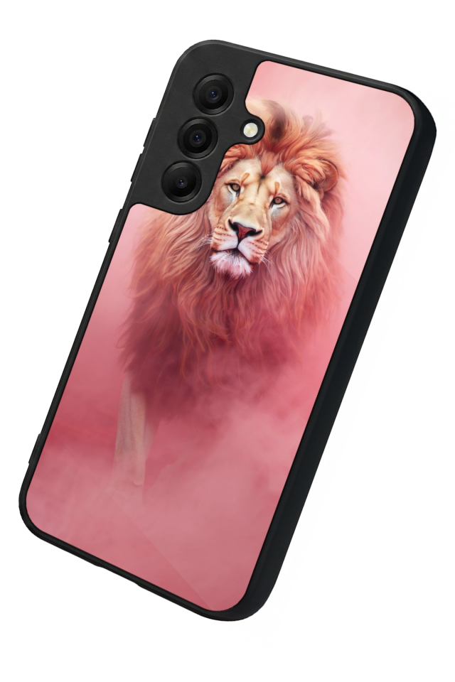 Samsung Galaxy A17 Uyumlu Aslan Tasarımlı Glossy Premium Kılıf