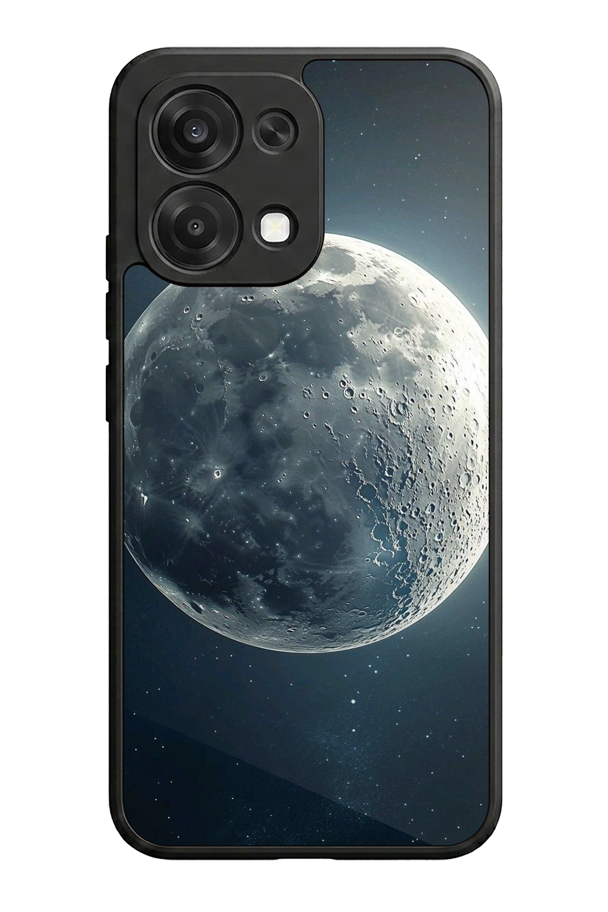 Oppo A6 Pro Uyumlu Ay Tasarımlı Glossy Premium Kılıf